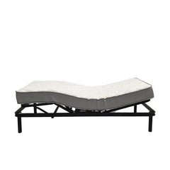 500-350 Head Foot Adjustable Frame Base Painted Steel with Standard Mattress