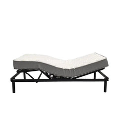 500-350 Head Foot Adjustable Frame Base Painted Steel with Standard Mattress