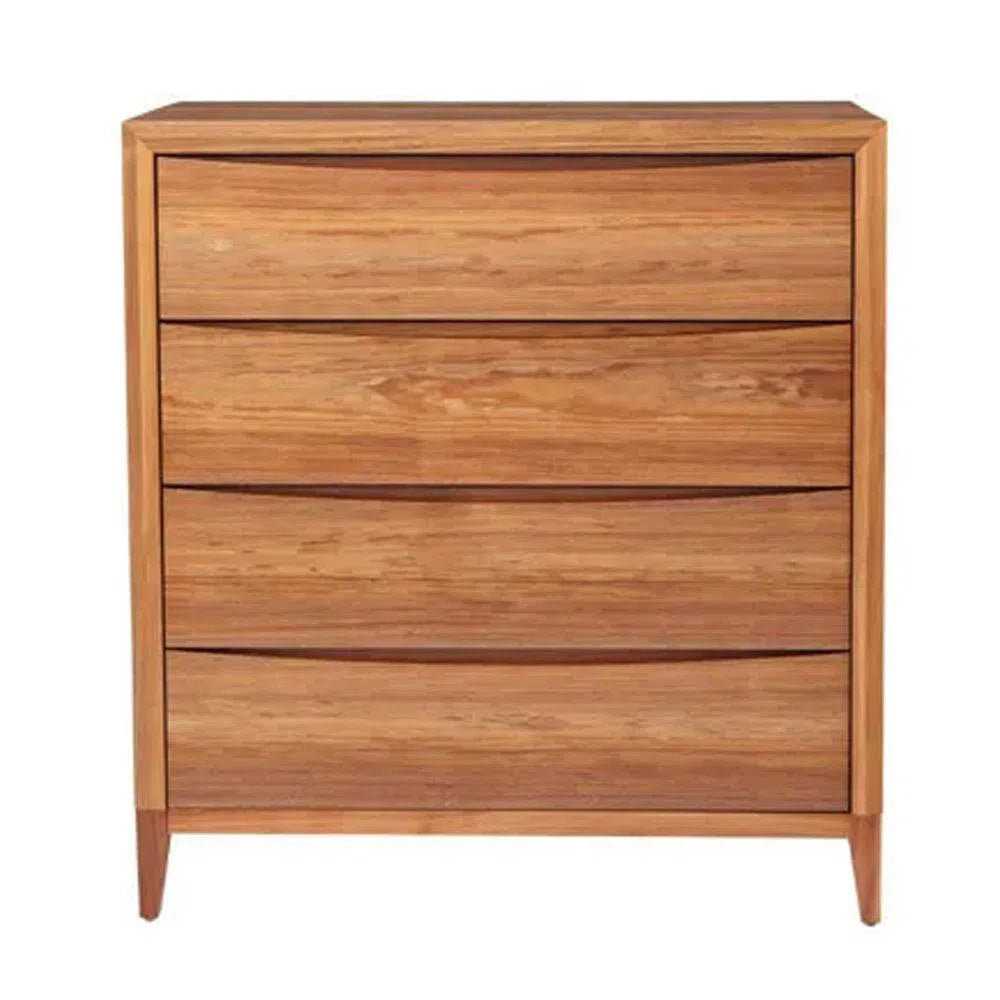 Bolton Solid Blackwood Timber Drawer Tallboy - Australian Made-Sleep Doctor