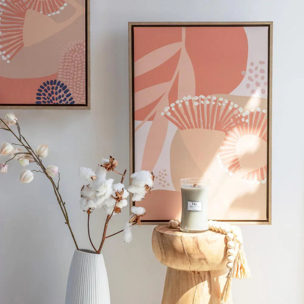 Fleur Wattle Framed Canvas 44x64-Sleep Doctor