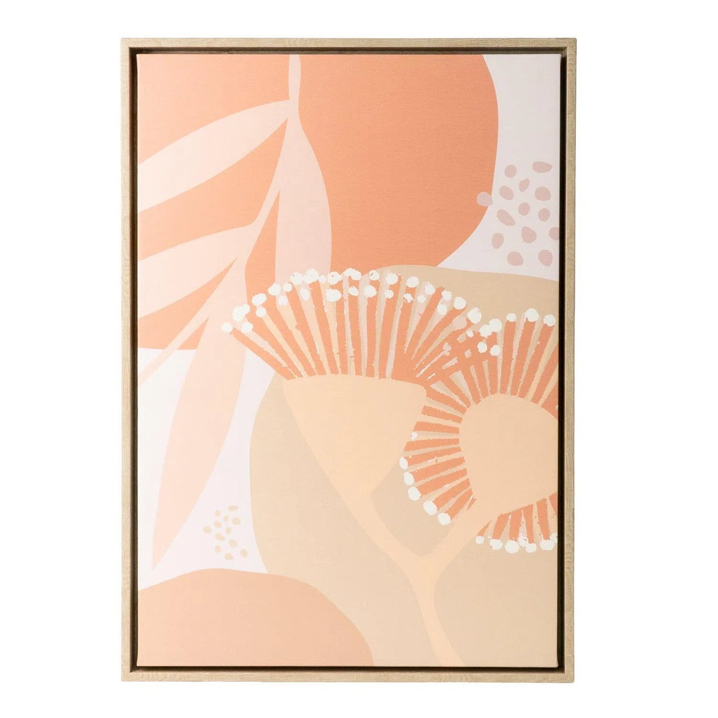Fleur Wattle Framed Canvas 44x64-Sleep Doctor
