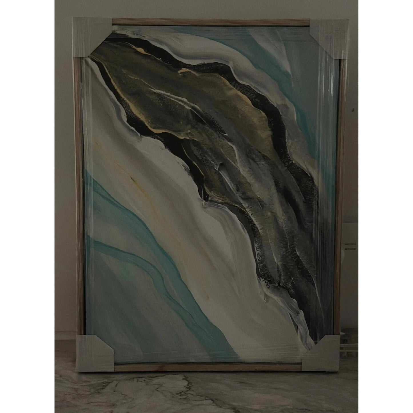 Flow Acrylic Canvas Painting 64cm x 48cm-Sleep Doctor