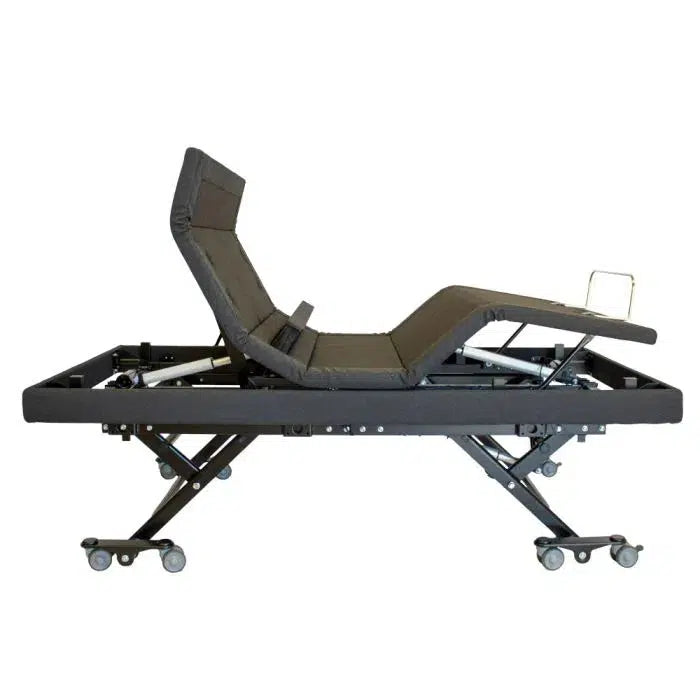 Highland Lo Lo Scissor Lift 220kg Head Foot Adjustable Bed with Trendelenburg Tilt, Lumbar Support, Pillow Tilt and 3 Layer Standard Mattress-Sleep Doctor