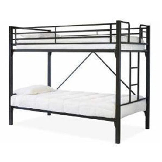 Maddox Bunk Bed Metal Engineered with Timber Slats Australian Made-Sleep Doctor