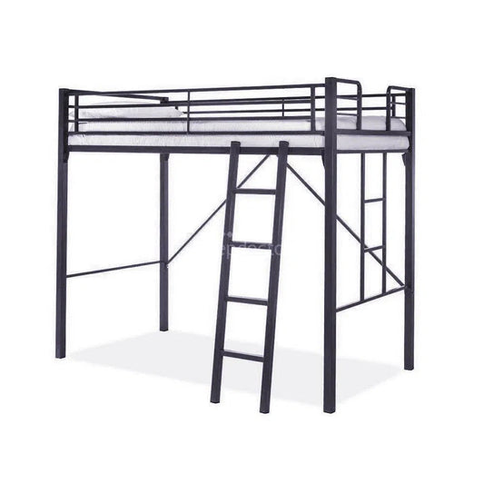 Maddox Loft Bunk Metal Engineered with Timber Slatss Australian Made-Sleep Doctor
