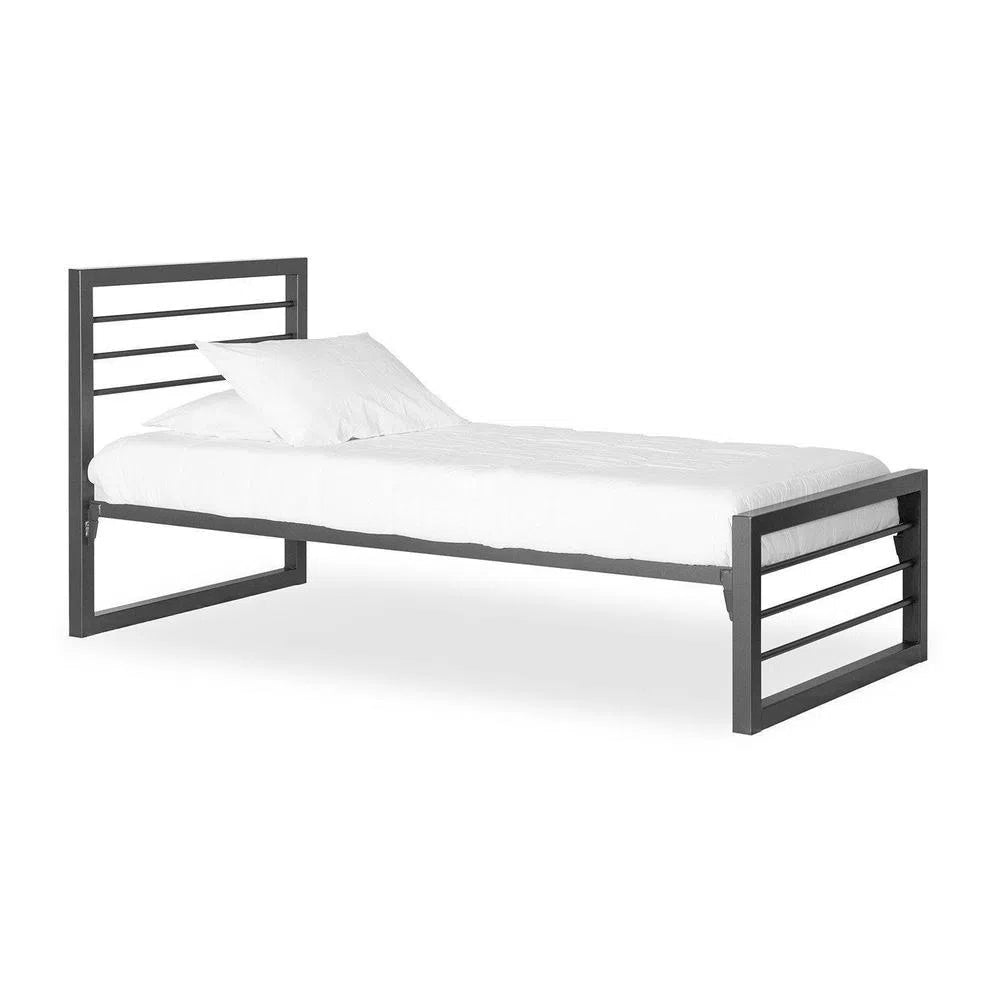 Nash Bed Powder Coated Metal Engineered with Timber Slats Australian Made-Sleep Doctor