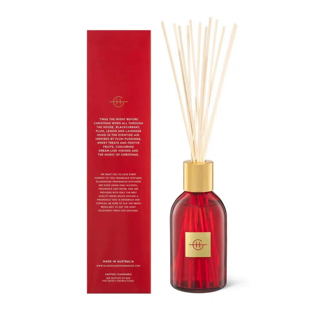 Night Before Christmas 250ml Diffuser by Glasshouse - Ships from 21/10/21-Sleep Doctor