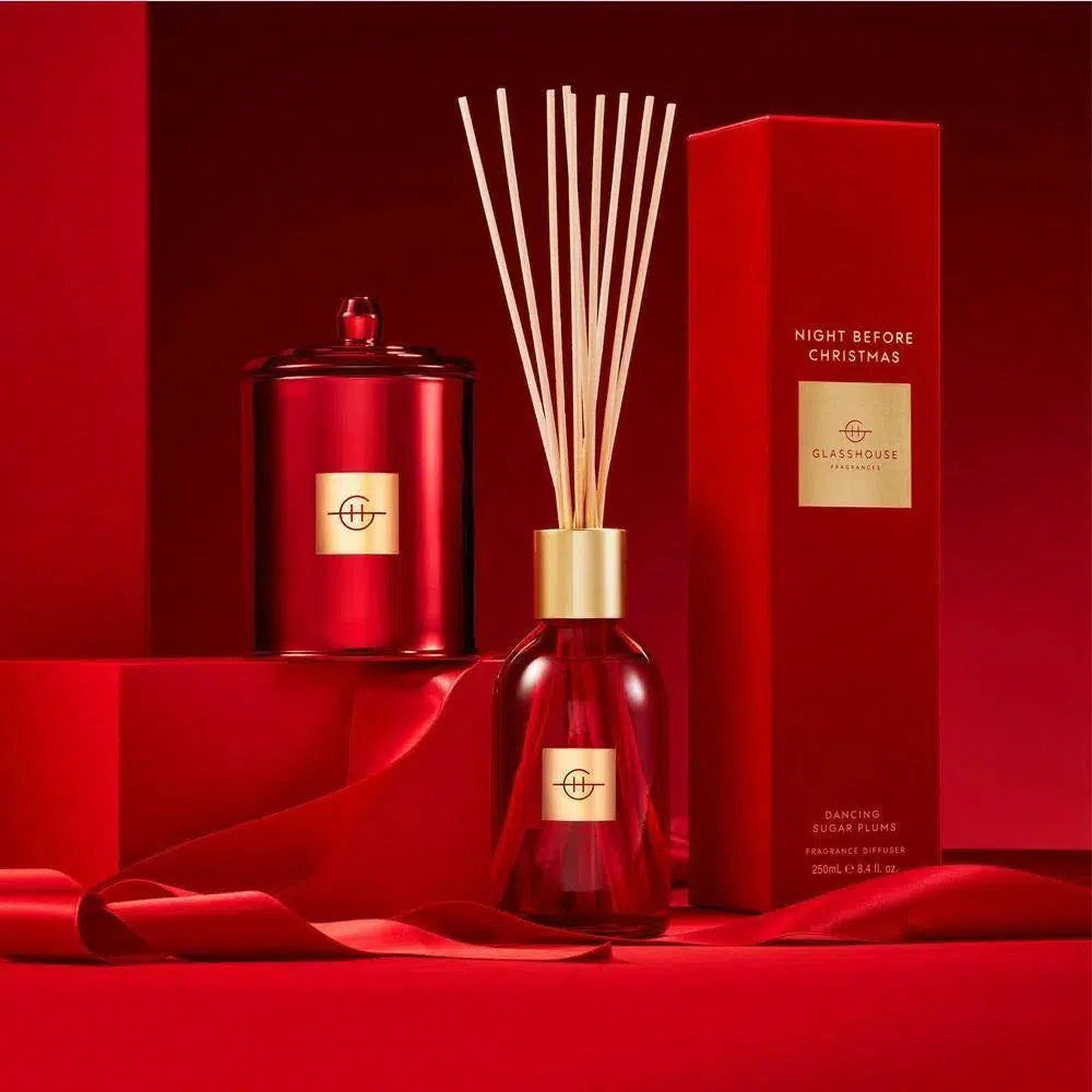 Night Before Christmas 250ml Diffuser by Glasshouse - Ships from 21/10/21-Sleep Doctor