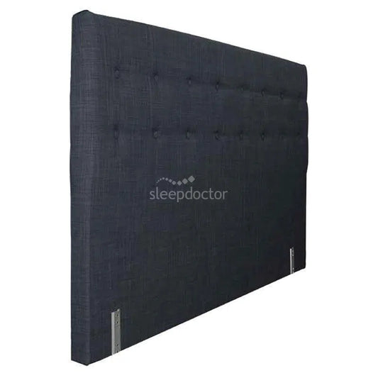 Portsea Bedhead in Lunar Fabric Buttons-Sleep Doctor