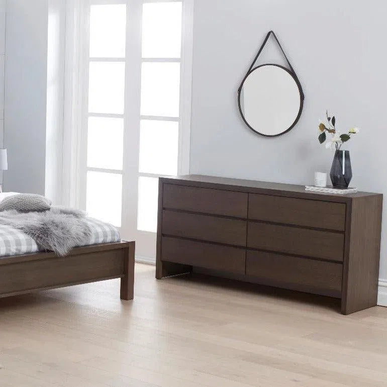 Sienna Solid Tasmanian Oak Timber 6 Drawer Dresser - Australian Made-Sleep Doctor