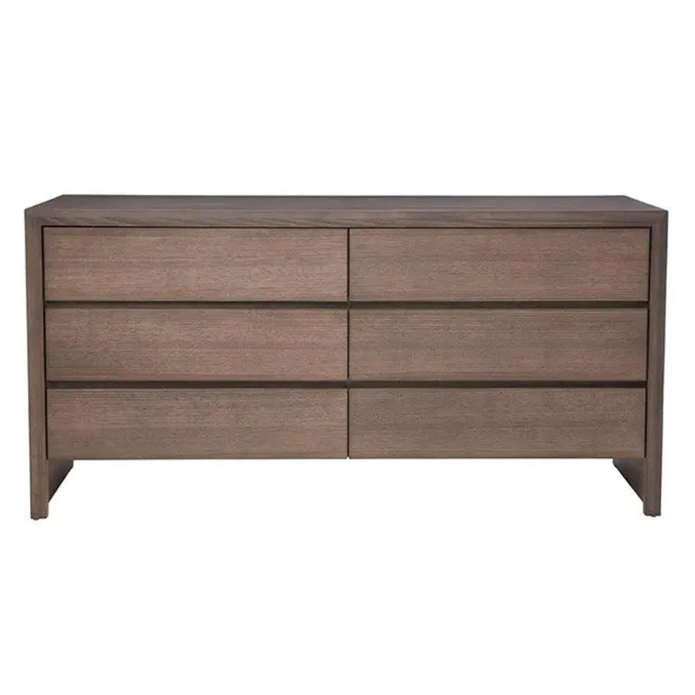 Sienna Solid Tasmanian Oak Timber 6 Drawer Dresser - Australian Made-Sleep Doctor