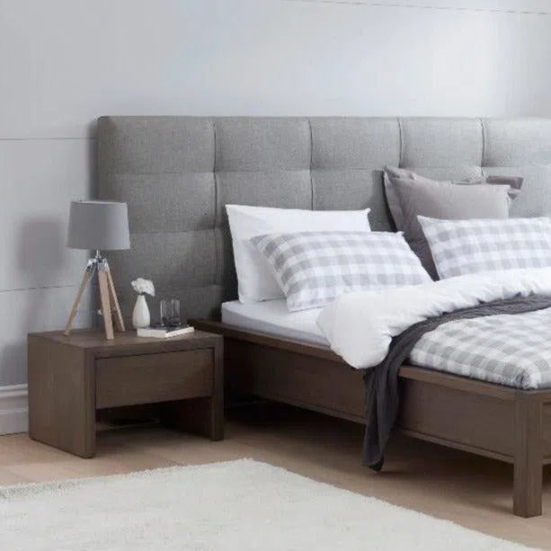 Sienna Solid Tasmanian Oak Timber Bedside Table - Australian Made-Sleep Doctor