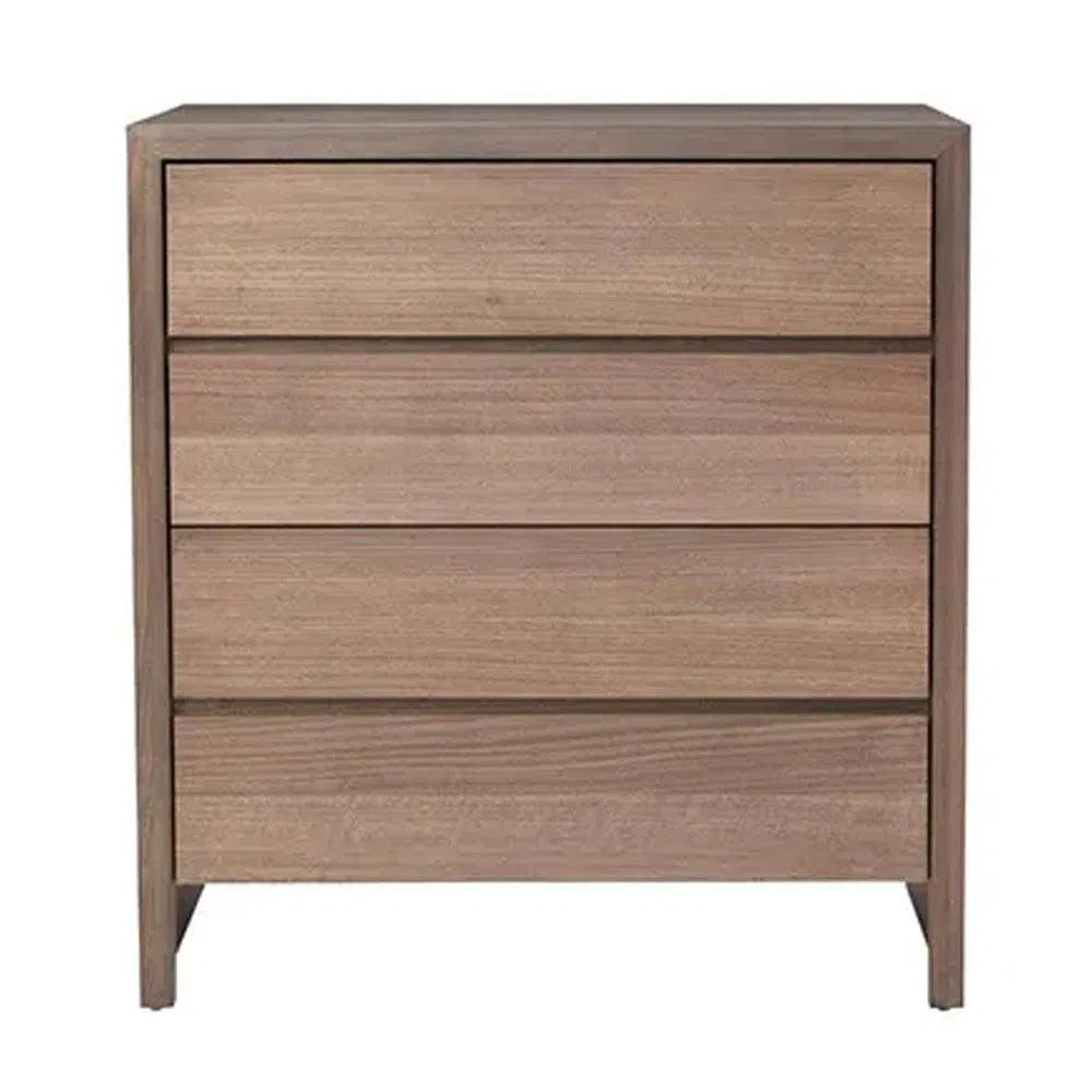 Sienna Solid Tasmanian Oak Timber Drawer Tallboy - Australian Made-Sleep Doctor