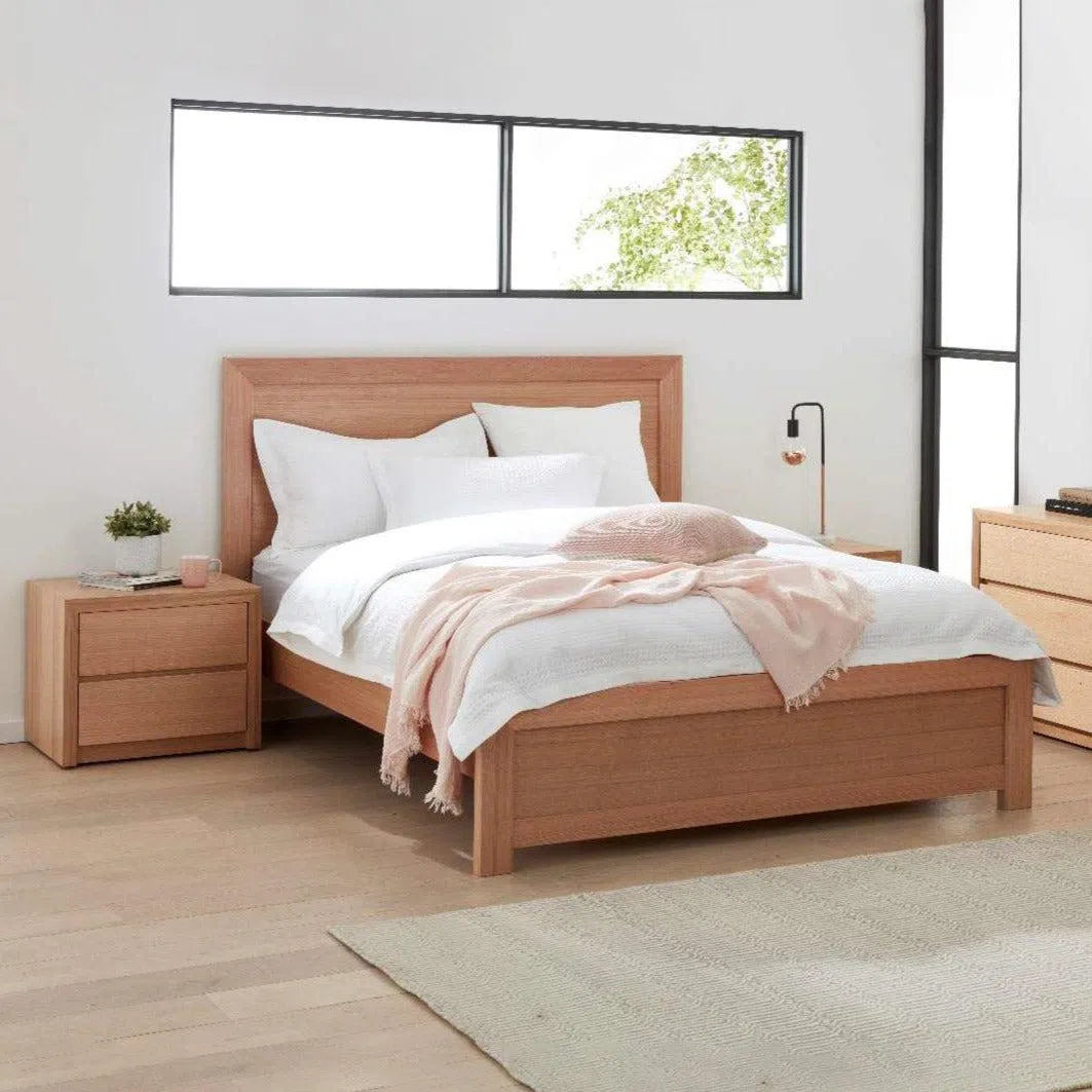 Sorrento Solid Tasmanian Oak Timber Bed - Australian Made-Sleep Doctor