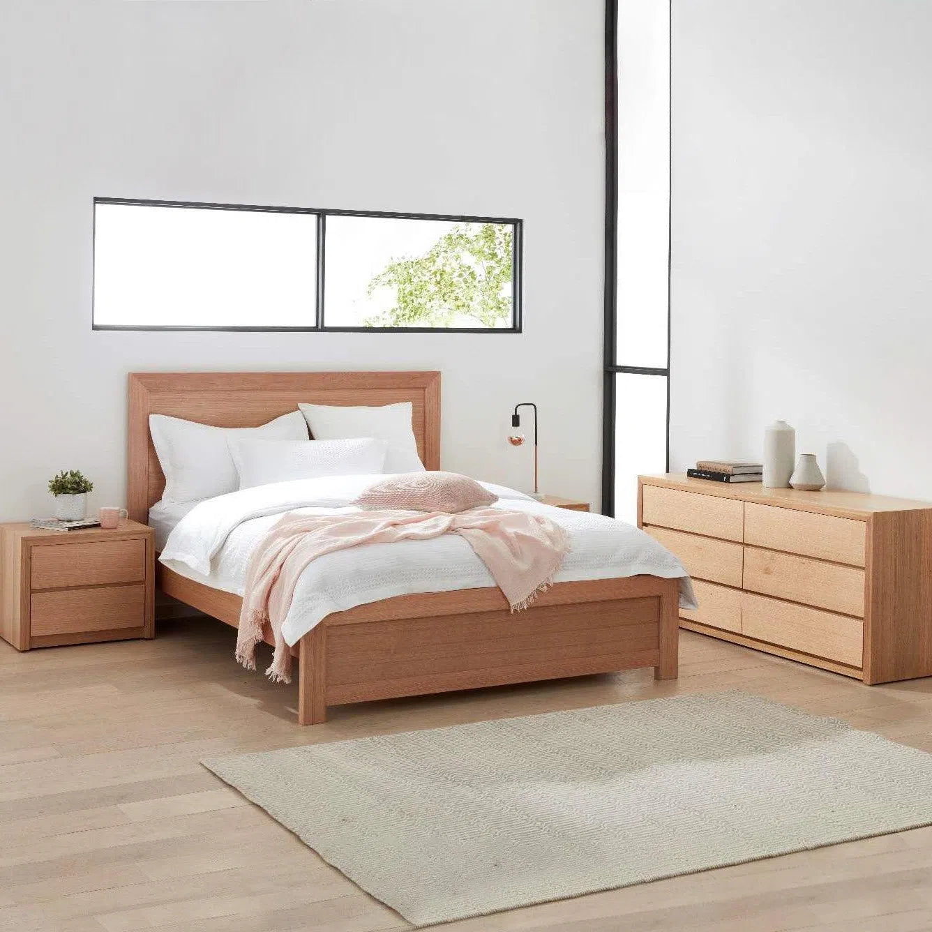 Sorrento Solid Tasmanian Oak Timber Bed - Australian Made-Sleep Doctor