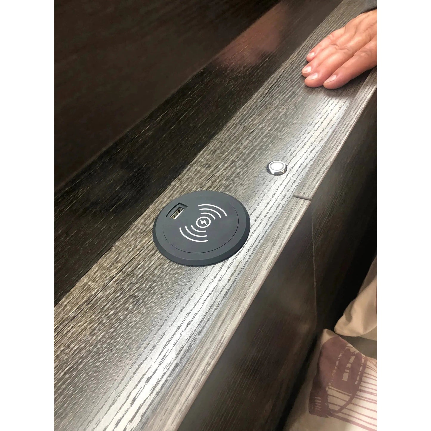 Summit Front End Gas Lift King Single Bedframe in Charcoal-Sleep Doctor