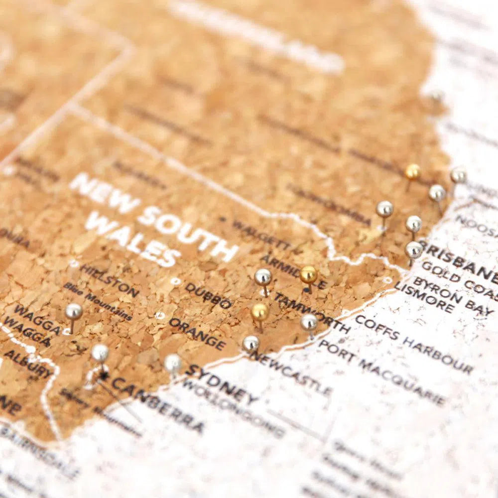 Travel Board Australia Map Small-Sleep Doctor