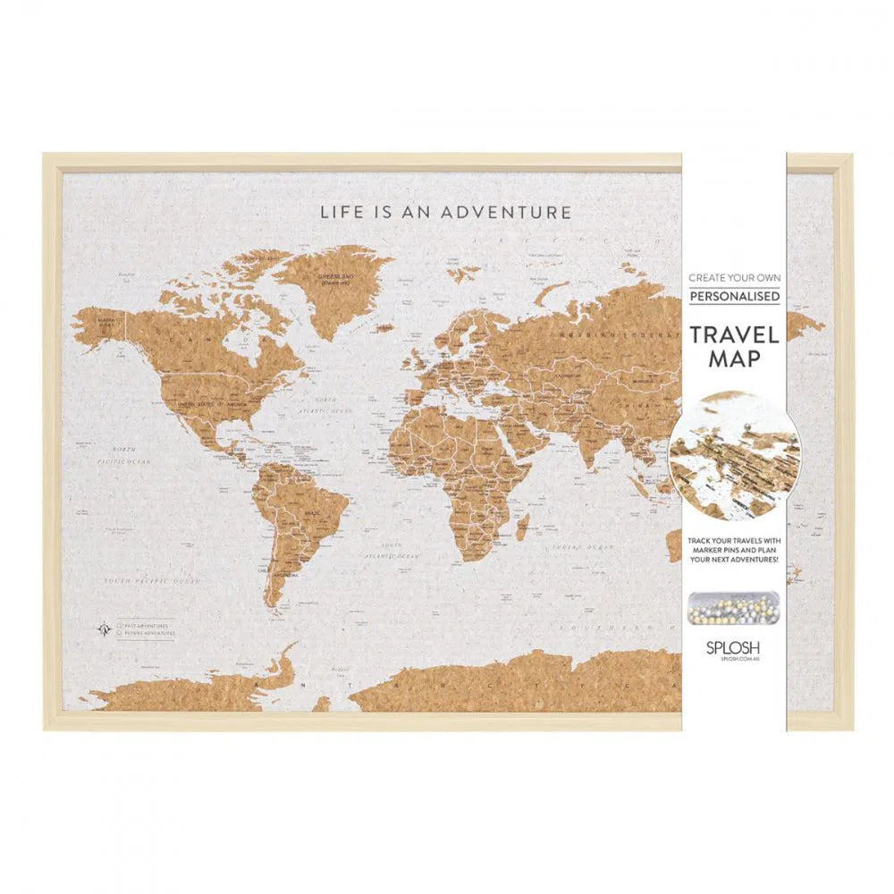 Travel Board Large Australia Map-Sleep Doctor