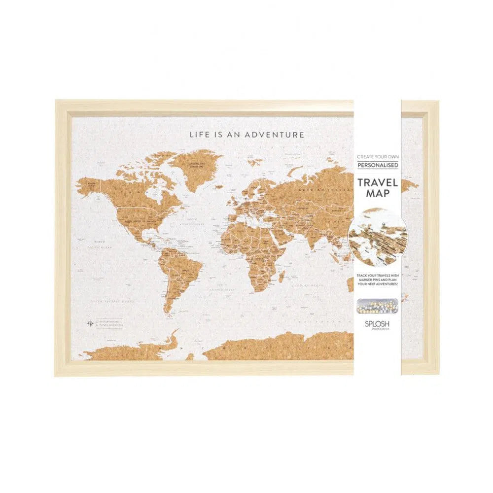 Travel Board Small World Map-Sleep Doctor