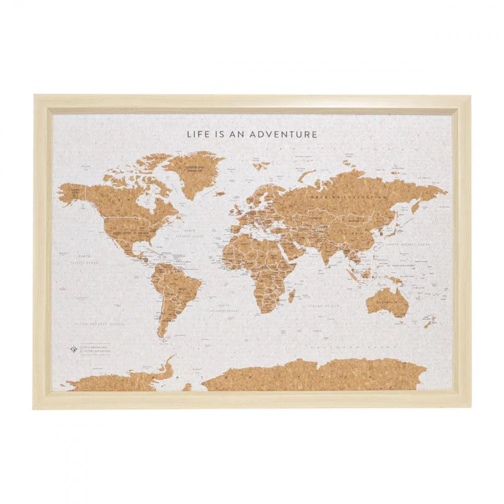 Travel Board Small World Map-Sleep Doctor