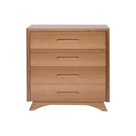 Valencia Solid Tasmanian Oak Timber Drawer Tallboy - Australian Made-Sleep Doctor