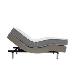 2000-370 Head Foot Adjustable Bed Upholstered with 3 Layer Standard Mattress