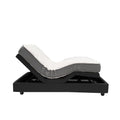 4700-470 Head Foot Adjustable Bed Upholstered with Massage and Standard Mattress