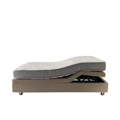 6700-670 Head Foot Adjustable Bed Fully Upholstered with Scissor Lift and 3 Layer Standard Mattress