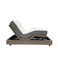 6700-670 Head Foot Adjustable Bed Fully Upholstered with Scissor Lift and 3 Layer Standard Mattress