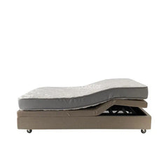 6700-670 Head Foot Adjustable Bed Fully Upholstered with Scissor Lift and Standard Mattress