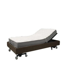 8000-430 Trendelenburg Lift Head Foot Adjustable Bed Upholstered with Standard Mattress