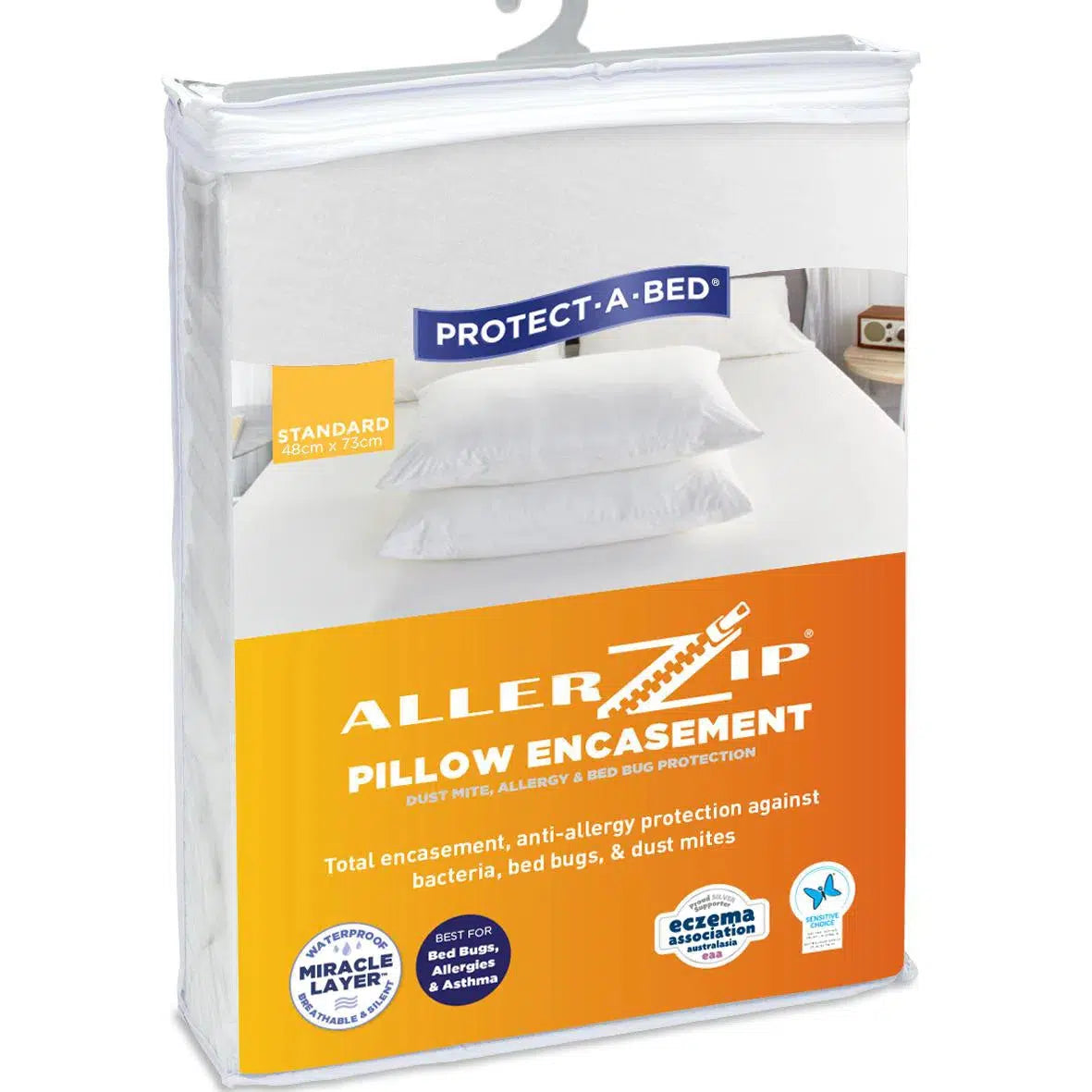Anti Allergy Smooth Poly Twin Pack Pillow Protectors-Sleep Doctor