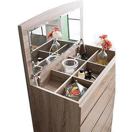 Bali 6 Drawer Dresser with Mirror-Sleep Doctor