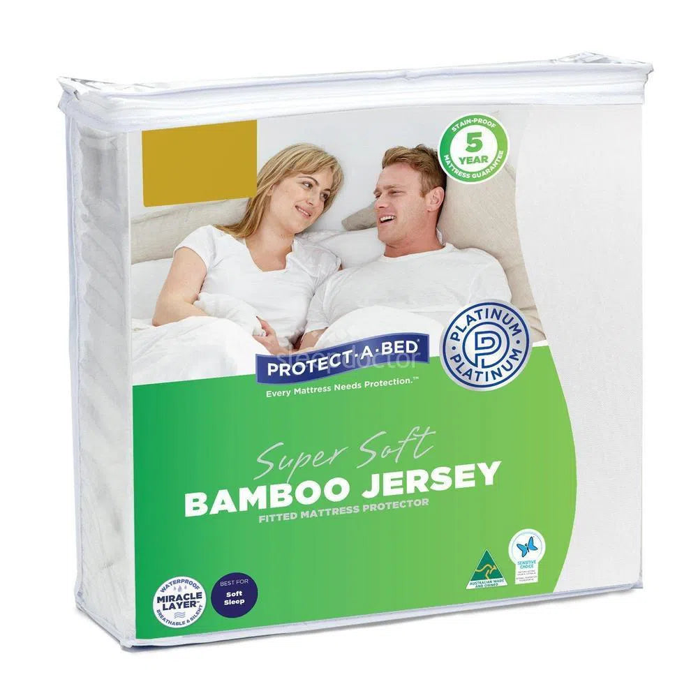 Bamboo Jersey Fitted Mattress Protector by Protect-A-Bed-Sleep Doctor