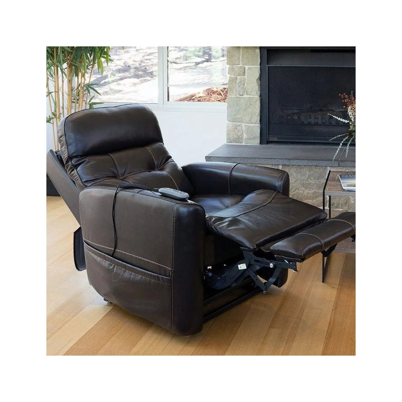 Ealing Dual Lift Lay Flat 158kg Limit Recliner with Headrest and Lumbar-Sleep Doctor