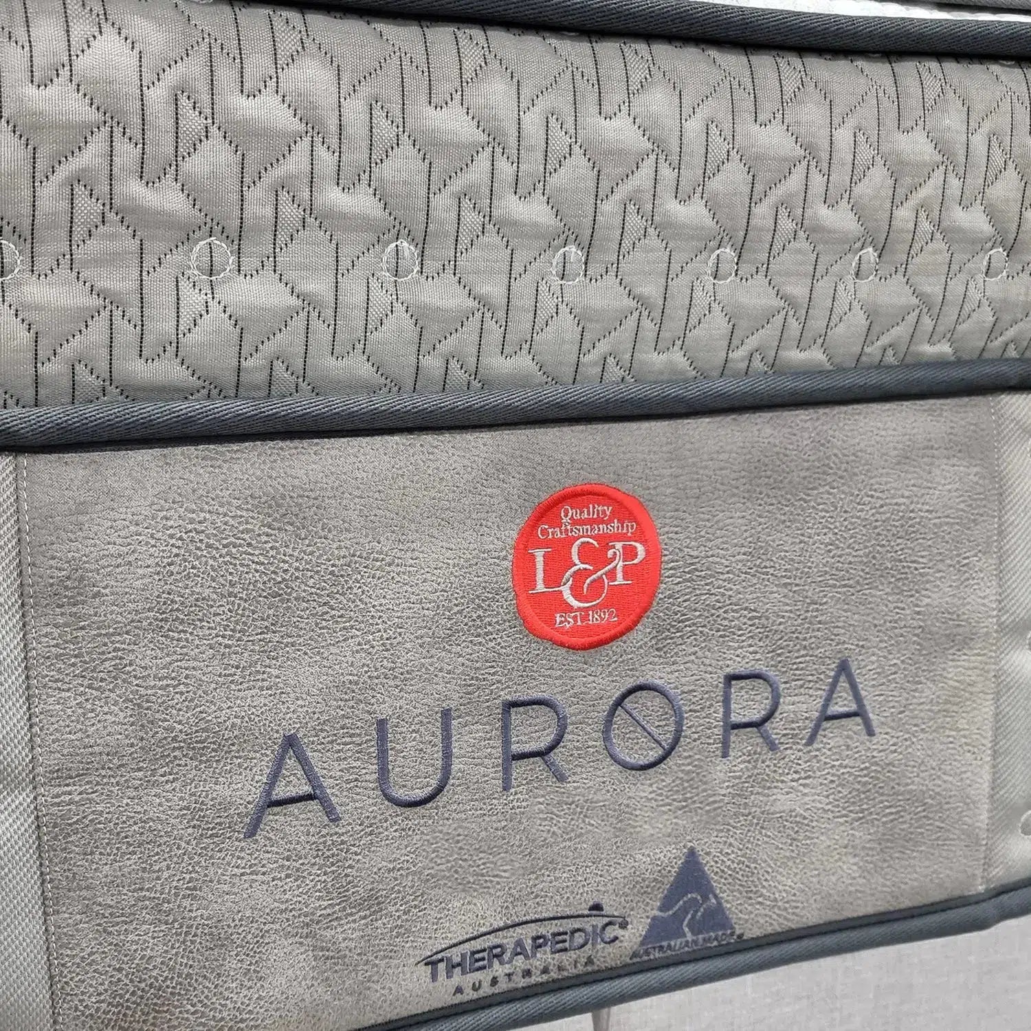 L&P Aurora Adjust Firm Mattress with Cashmere Virase Fabric (Platinum)-Sleep Doctor