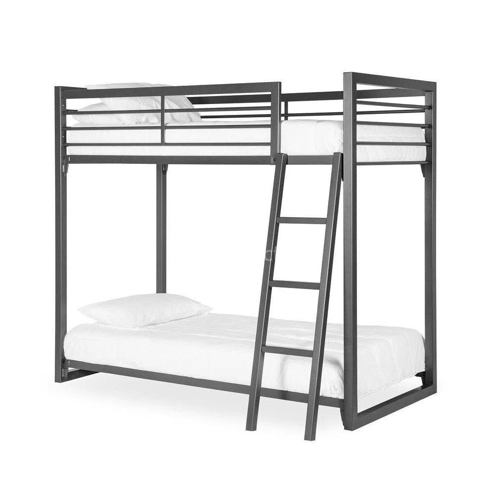 Nash Bunk Bed Metal Engineered with Timber Slatss Australian Made-Sleep Doctor