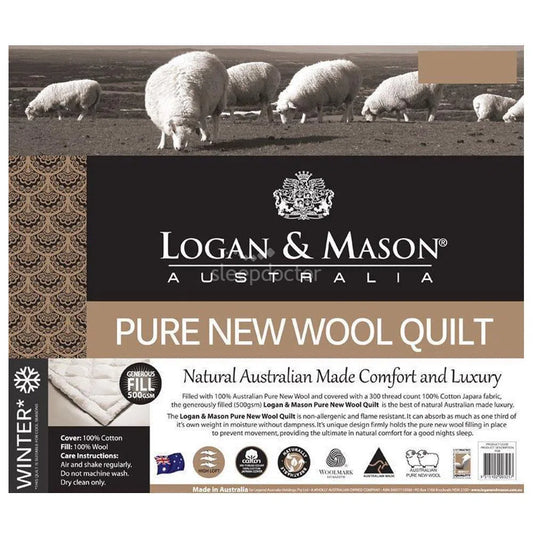Pure Wool Doona by Logan and Mason-Sleep Doctor