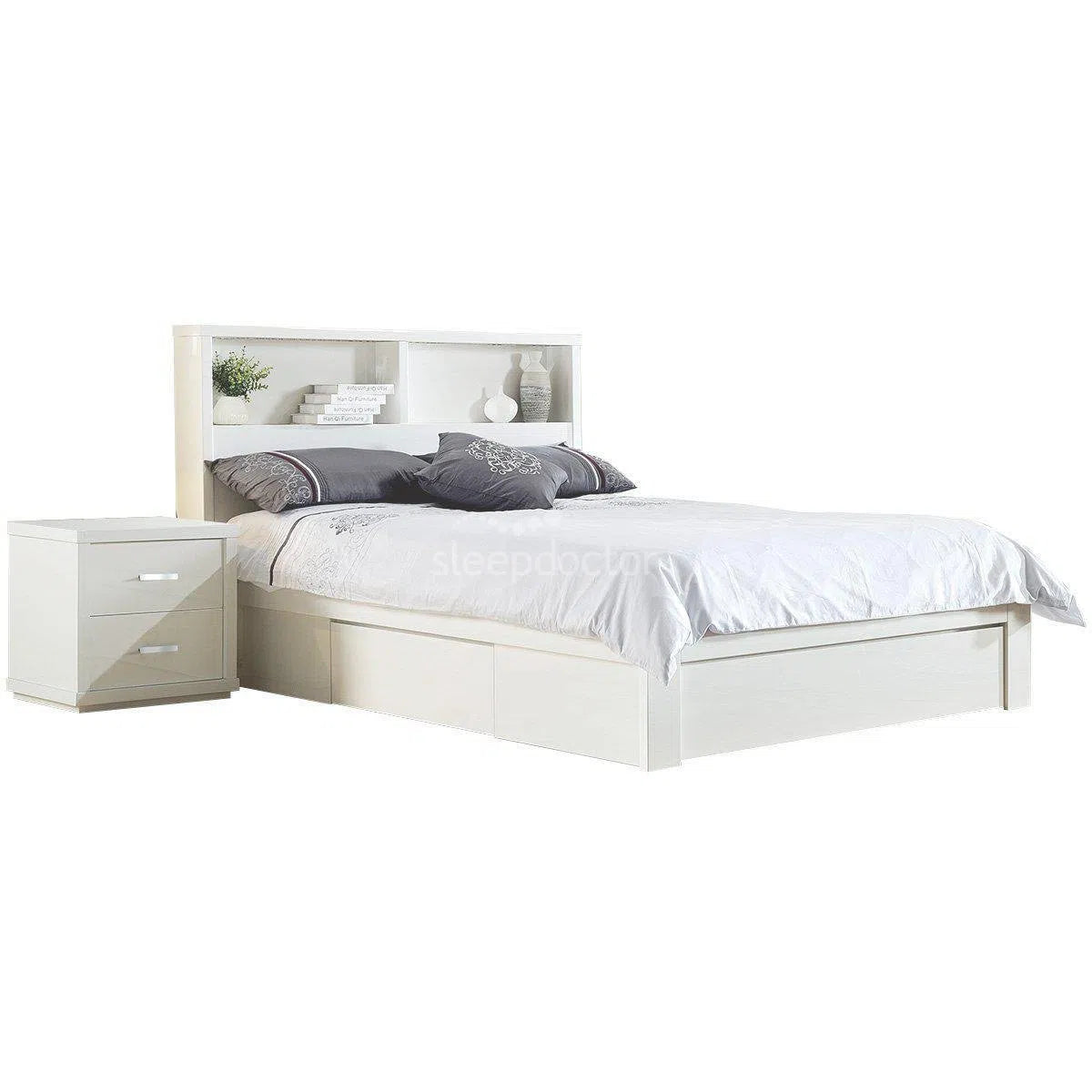 Stanly Storage Bed with 3 Drawers-Sleep Doctor