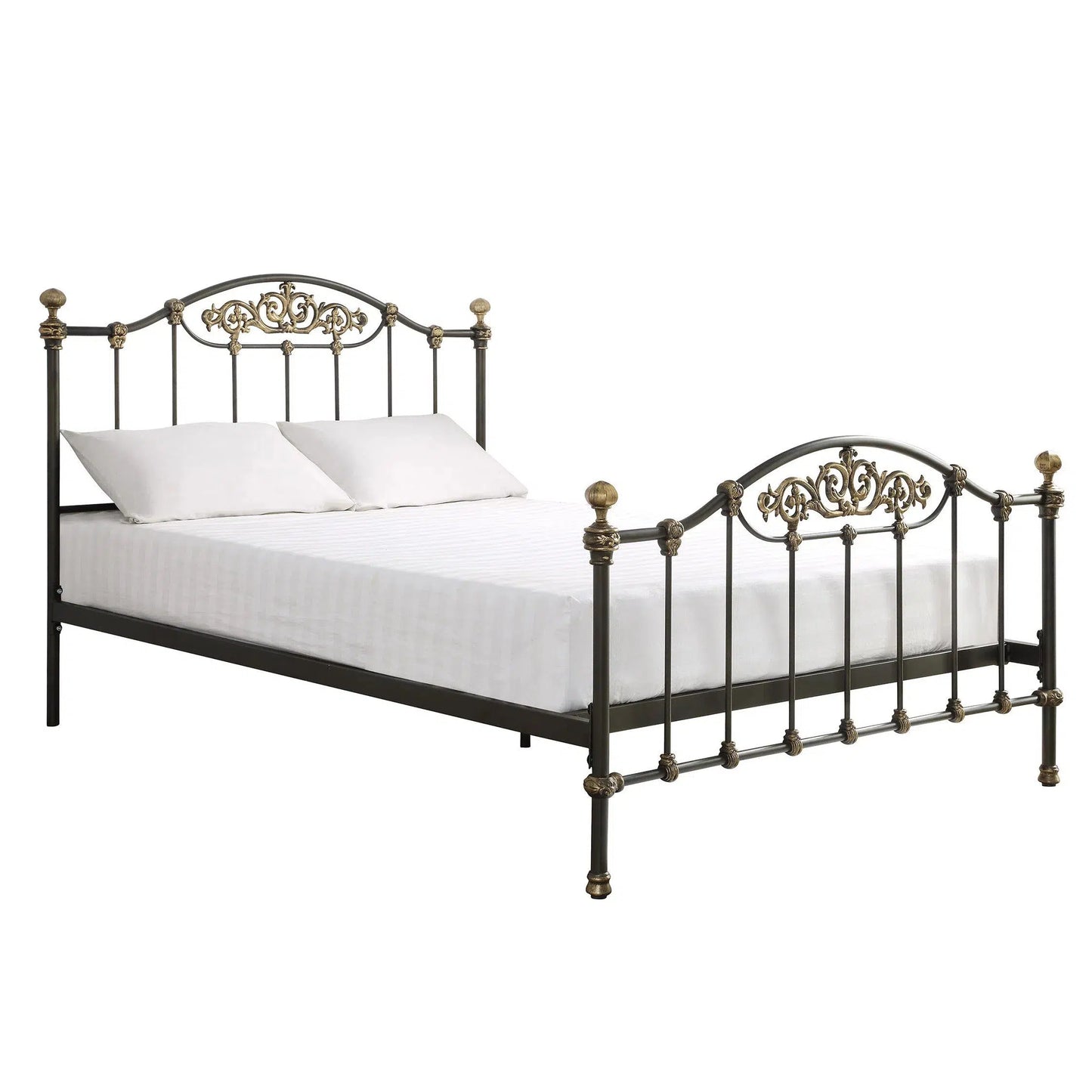 Wentworth Queen Size Cast and Wrought Iron Bed-Sleep Doctor